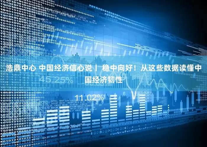 浩鼎中心 中国经济信心说丨 稳中向好！从这些数据读懂中国经济韧性